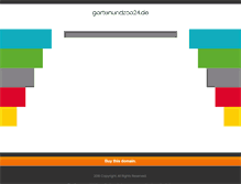 Tablet Screenshot of gartenundzoo24.de